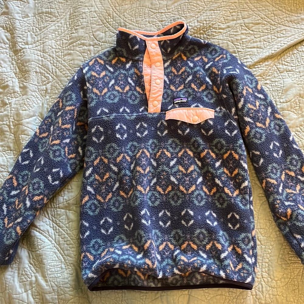 Girls Patagonia Fleece Sinchilla Sweatshirt